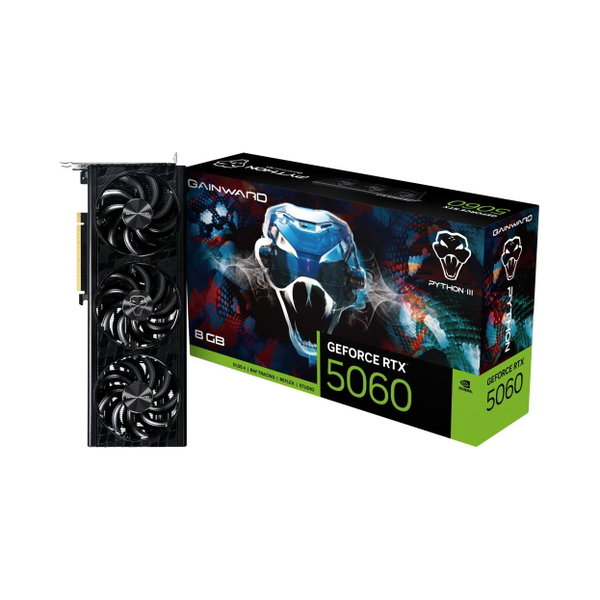 Karta graficzna Gainward GeForce RTX 5060 Python III 8GB GDDR7 DLSS4