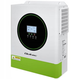 Falownik Qoltec Hybrydowy inwerter solarny Off-Grid 3500W 100A/24V MPPT