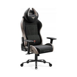 Fotel gamingowy DIABLO Chairs X-Horn 2.0 Normal Size Camel Black Tkanina