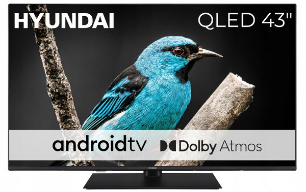 Telewizor QLED Hyundai QLX43850GSMART 43" 4K UHD czarny
