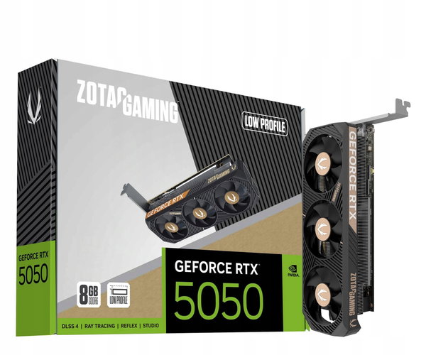 Karta graficzna Zotac GeForce RTX 5050 Low Profile 8GB GDDR6 DLSS4