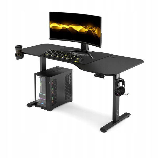 Biurko gamingowe Diablo Chairs X-TENSIO 1600 Czarne