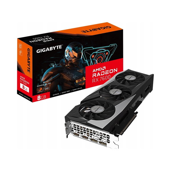 Karta graficzna GIGABYTE Radeon RX 7600 Gaming OC 8G GDDR6 128bit