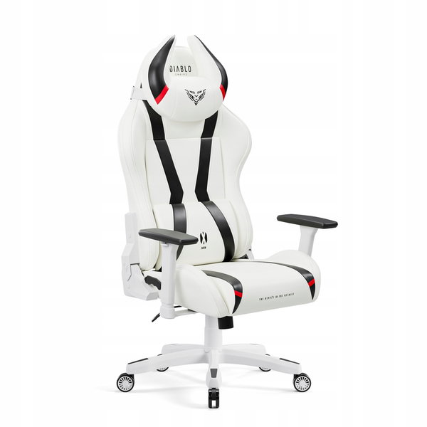 Fotel gamingowy Diablo Chairs X-Horn 2.0 Normal Size Biało-czarny