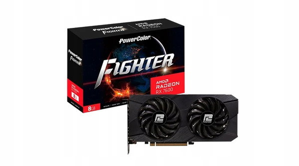 Karta graficzna PowerColor Radeon RX 7600 Fighter 8GB V2 GDDR6