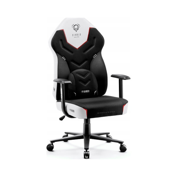 Fotel gamingowy Diablo Chairs X-Gamer 2.0 Normal Size Snow white