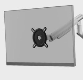 Uchwyt do monitora One For All DM7120 Biały na 1 monitor 13"-35"