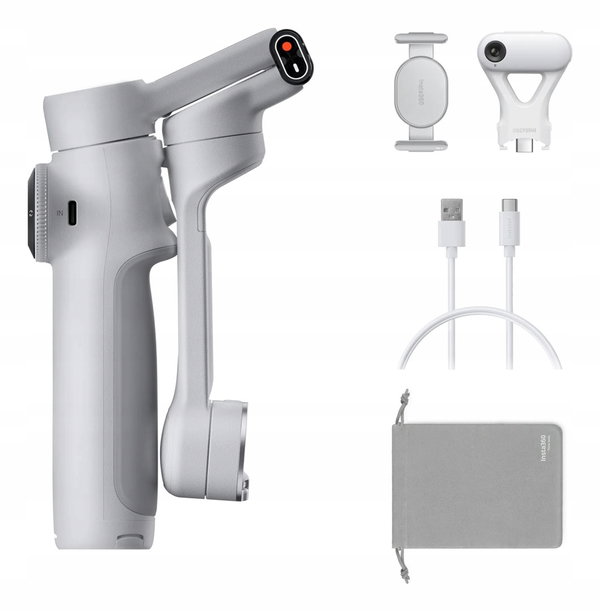 Gimbal Insta360 Flow 2 AI Tracker Bundle (szary)