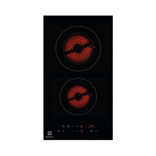 Płyta elektryczna ELECTROLUX LHR3233CK 29 cm Kontrola ciepła resztkowego