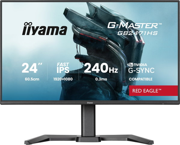Monitor LED 24" iiyama G-Master GB2471HS-B1 Red Eagle