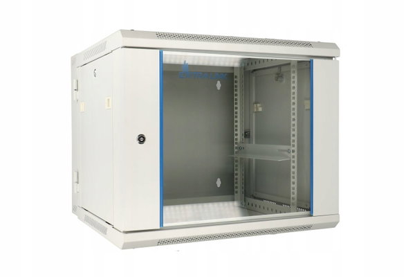 Szafa RACK ExtraLink Wisząca 19" 9U 600x600mm AZH dwusekcyjna (szara)