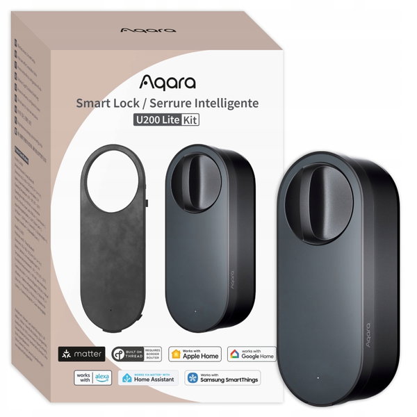 Zamek smart Aqara Aqara Smart Lock U200 Lite Czarny