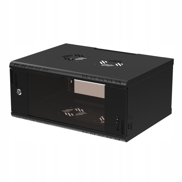 Szafa Rack ExtraLink Wisząca 19" 4U 600x450mm jednosekcyjna (czarna)