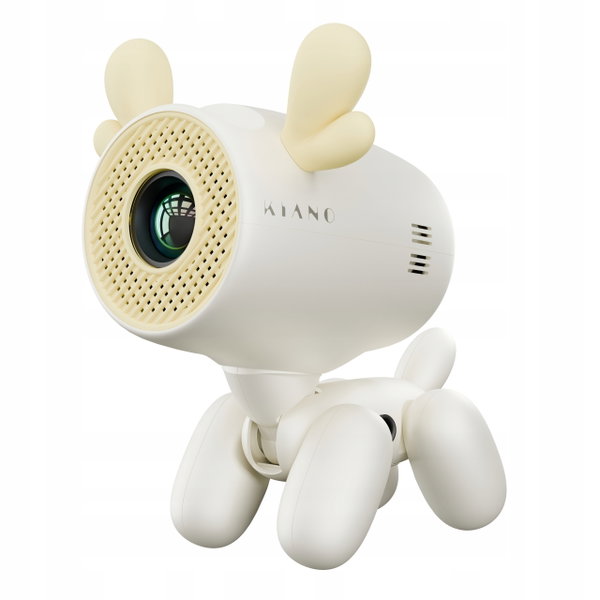Projektor LCD Kiano Alpha Kid Reindeer biało-beżowy