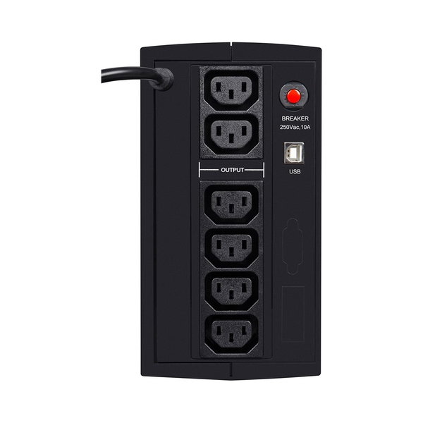 UPS Ever DUO 850 AVR (850VA/550W, 6xIEC, USB, AVR)