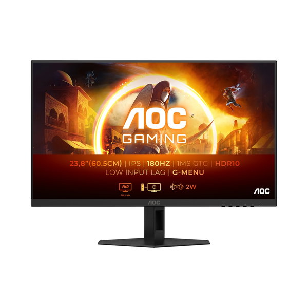 Monitor AOC 23.8'' 24G4XE Czarny FHD 1920 x 1080 px 180Hz 1ms