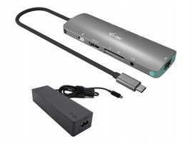 i-tec USB-C Metal Nano Dock 1x HDMI 4K LAN PD 100W + Charger 100W