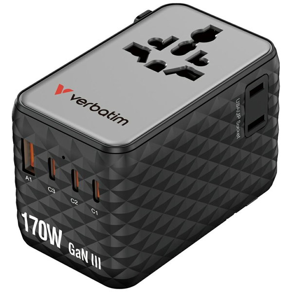 Ladowarka Verbatim Charge 'n' Travel 170W Universal Travel