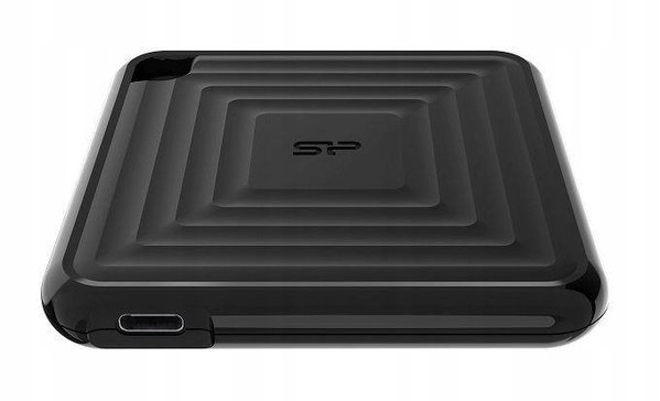 Dysk SSD zewnetrzny Silicon Power PC60 256GB USB-C - Czarny