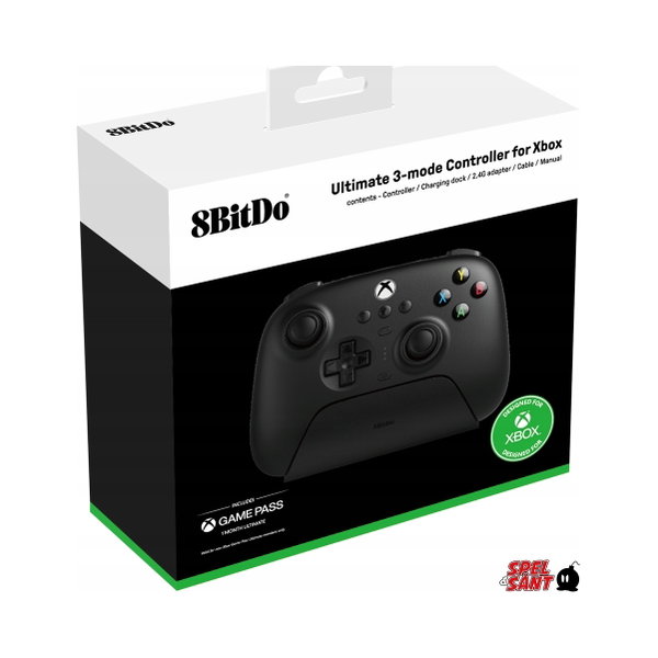 Pad 8BitDo Ultimate 3-mode Xbox Gamepad Black