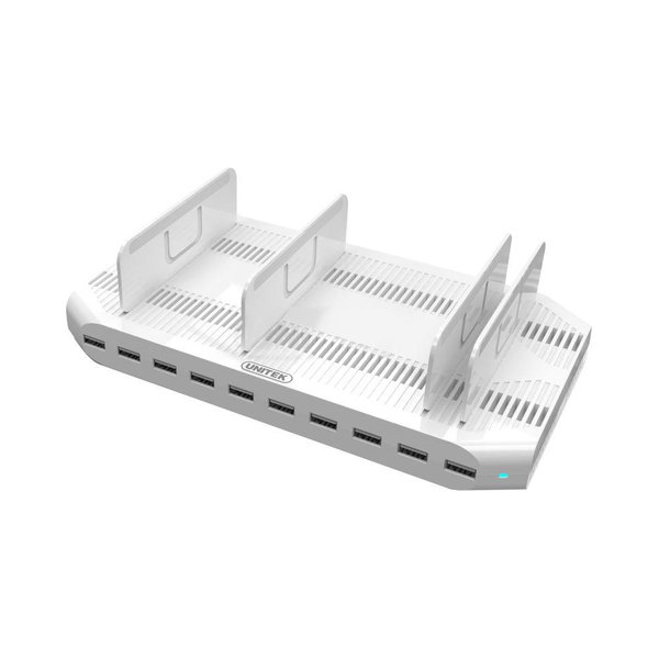 Ladowarka Unitek Stacja ładująca 10x USB 2.4A 96W