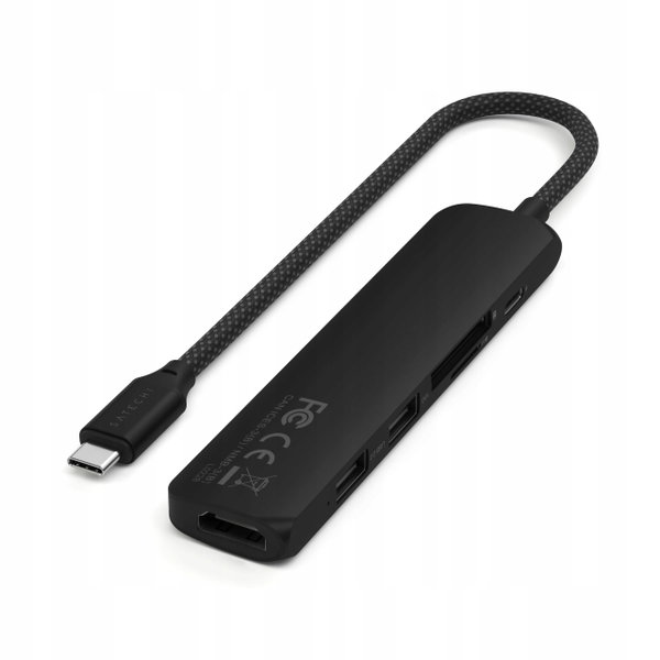 Hub USB Satechi 6-in-1 USB-C Slim Multiport Adapter USB-C