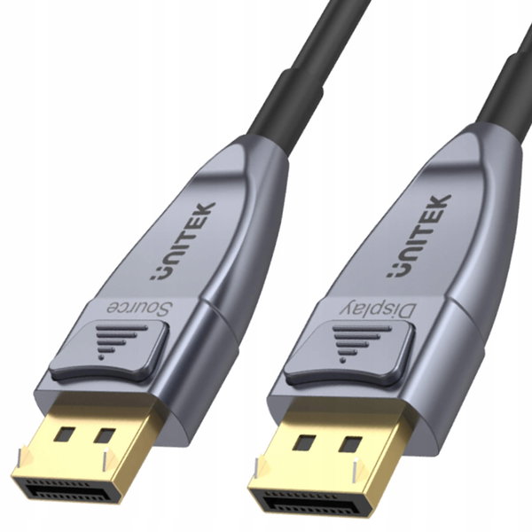 Kabel DisplayPort Unitek DisplayPort 1.4 15m - optyczny, AOC, 8K