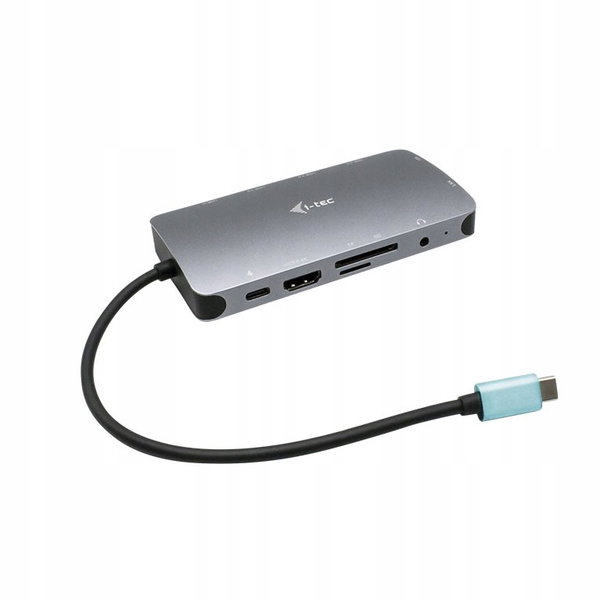 i-tec USB-C Metal Nano Travel Dock HDMI VGA LAN czytnik SD PD 100W
