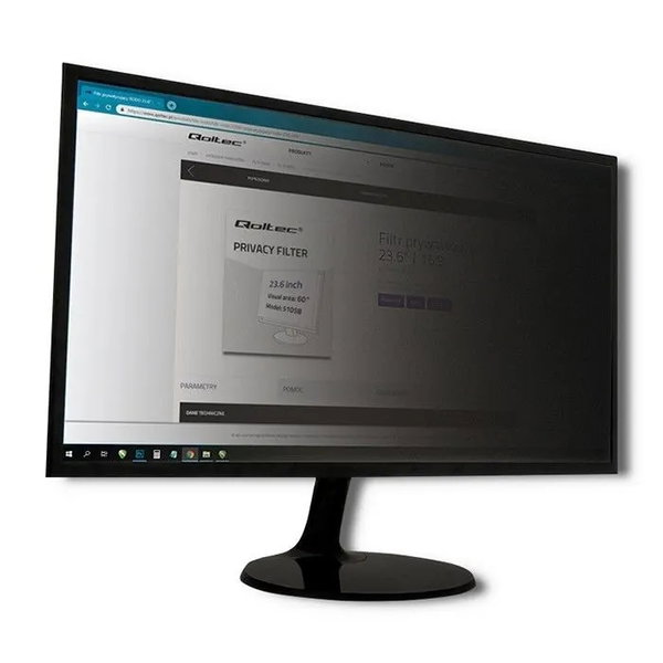 Filtr Qoltec Filtr prywatyzujący 20" | 16:10