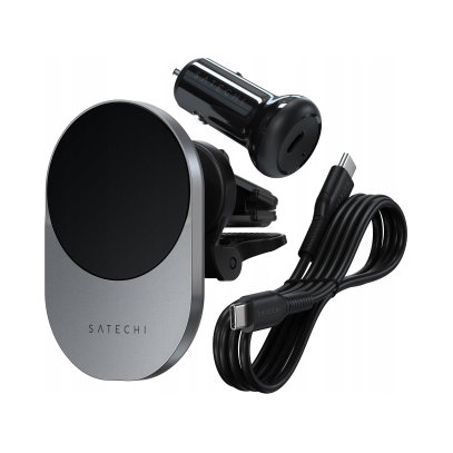Ladowarka Satechi Bezprzewodowa ładowarka samochodowa Qi2 15W z MagSafe