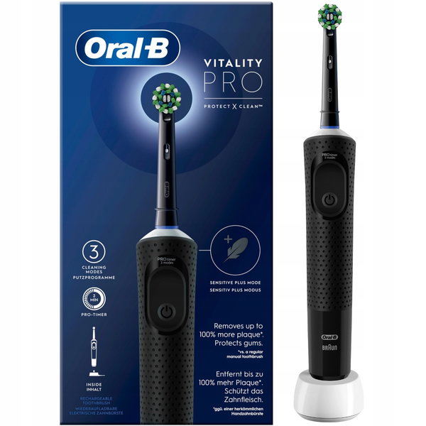 Szczoteczka Oral-B Vitality PRO D103 CrossAction Czarna