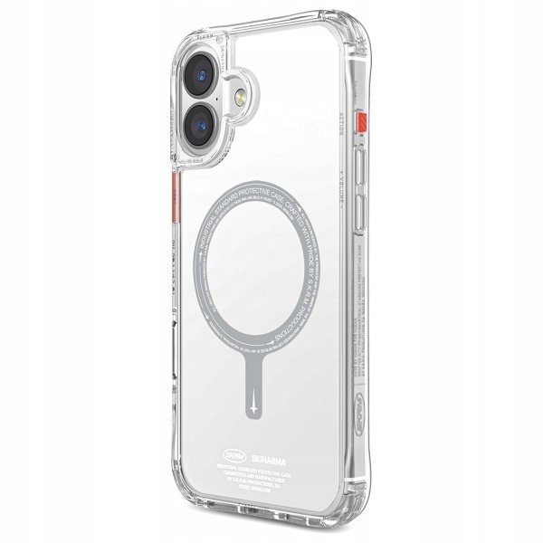 Etui Skinarma Saido do iPhone 16 6.1" Magnetic Charging clear