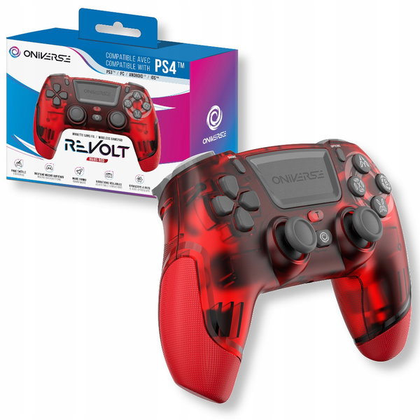 Pad bezprzewodowy Revolt Mars Red ONIVERSE DO PS4, PS3, PC, Android, iOS