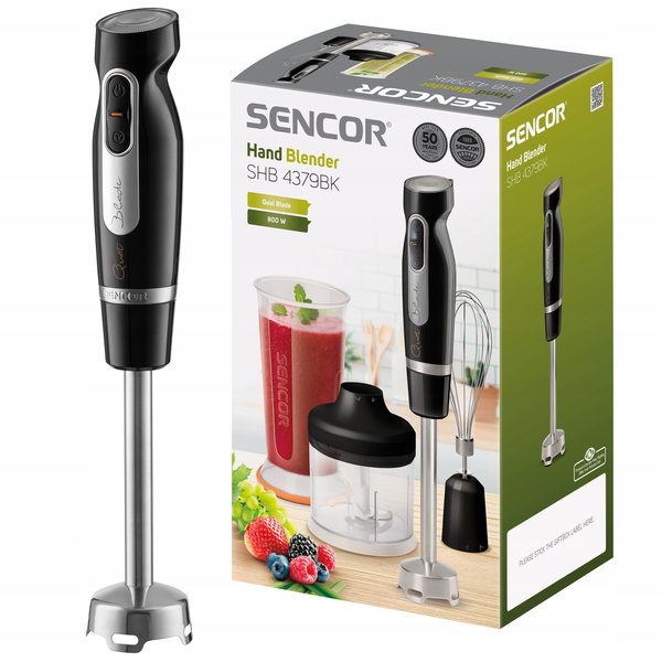 Blender ręczny SENCOR SHB 4379BK 800W Akcesoria