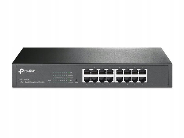 Switch TP-Link 16p TL-SG1016DE Rack (16x10/100/1000Mbit)