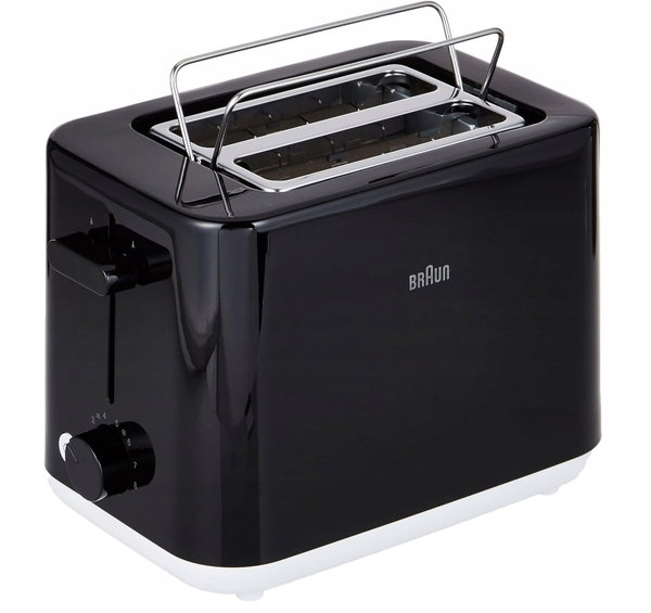Toster Braun HT1010.BK 2 Tosty 900W Ruszt Czarny