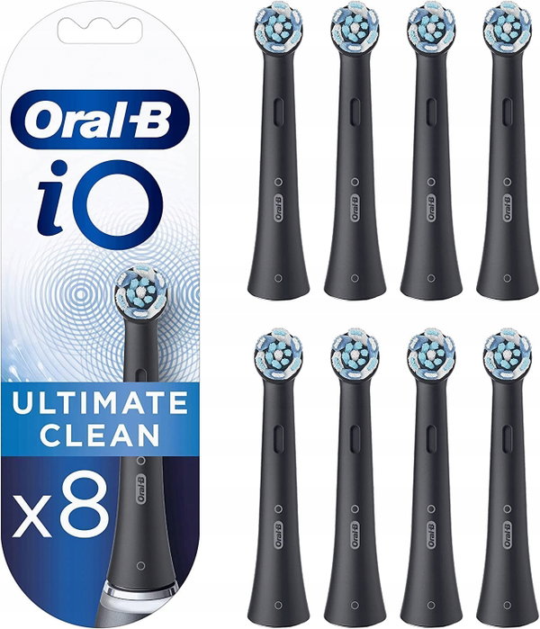 Końcówki do szczoteczki ORAL-B IO Ultimate Clean (8 szt.) Czarny