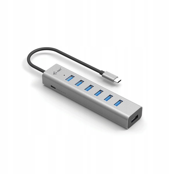 Hub USB i-tec USB-C Charging Metal HUB 7 Port