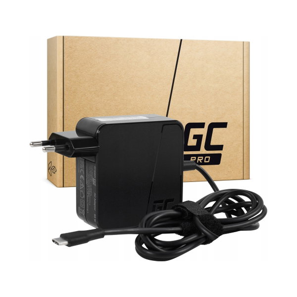 Zasilacz do laptopa Green Cell USB-C 65W do laptopów, tabletów, telefonów