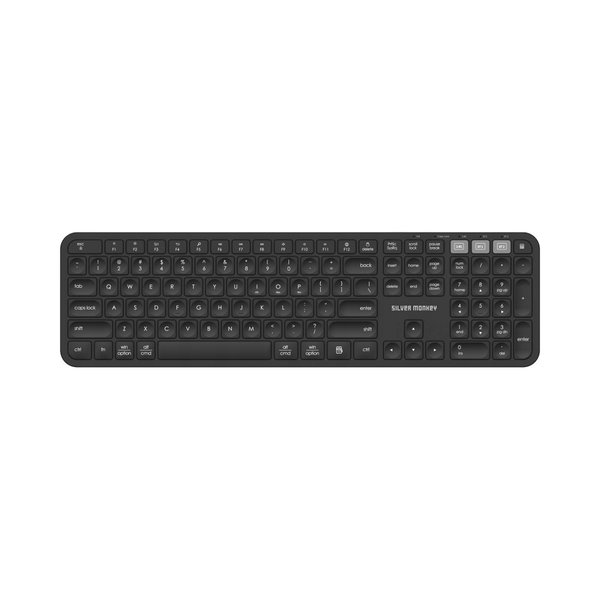 Klawiatura SILVER MONKEY K90 Wireless premium business keyboard (black)