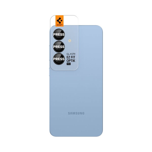 Folia ochronna Spigen Optik Pro Glas.Tr ”Ez Fit” 2-Pack do Galaxy S25