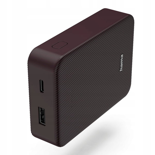 Powerbank Hama Power Pack Color 10 10000mAh bordowy