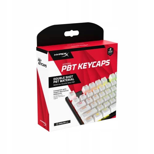 Keycaps HyperX PBT Full Keycap Set White