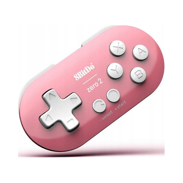 Pad 8BitDo Zero 2 Bluetooth Gamepad Mini Controller - Pink