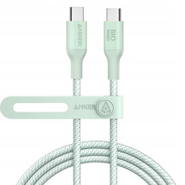 Kabel USB Anker 544 Bio-Nylon USB-C na USB-C 1.8m zielony