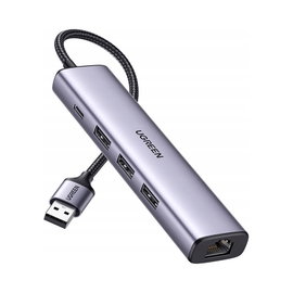 Stacja dokujaca UGREEN USB 3.0 - 3 x USB / Ethernet / USB-C PD