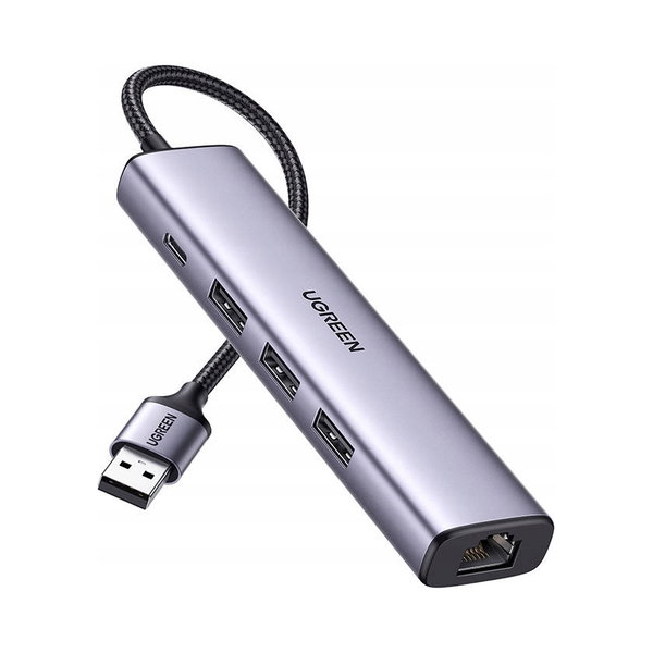 Stacja dokujaca UGREEN USB 3.0 - 3 x USB / Ethernet / USB-C PD