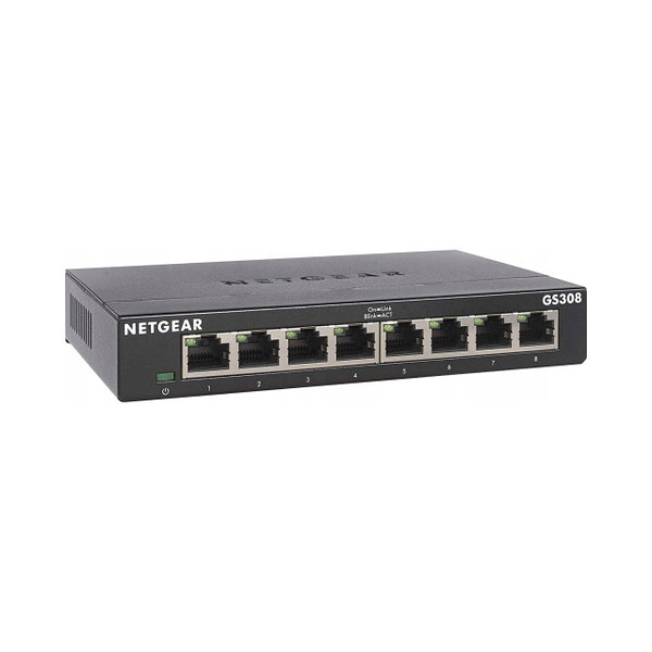 Switch NETGEAR Przełącznik niezarządzalny 8x1GB GS308-300PES