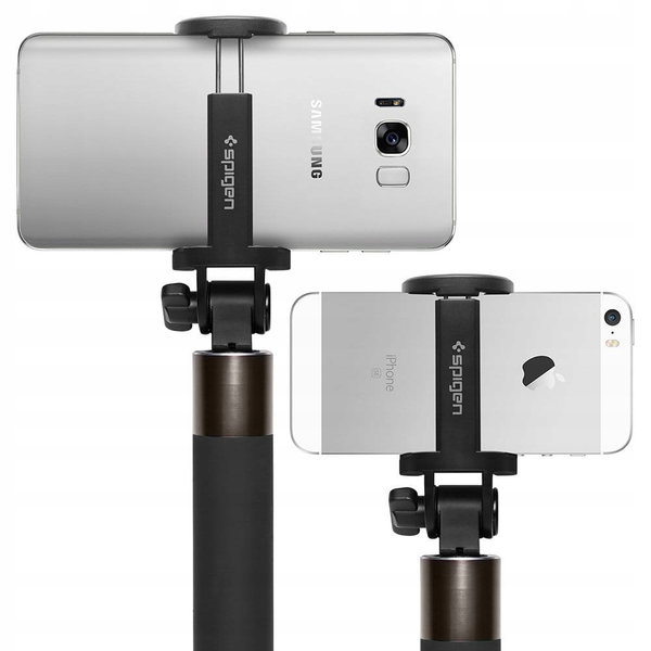 Kijek do selfie Spigen S530W BT Selfie Stick Pilot czarny