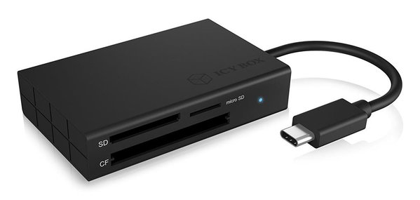 Czytnik USB ICY BOX Czytnik USB 3.0 Type-C CF SD microSD
